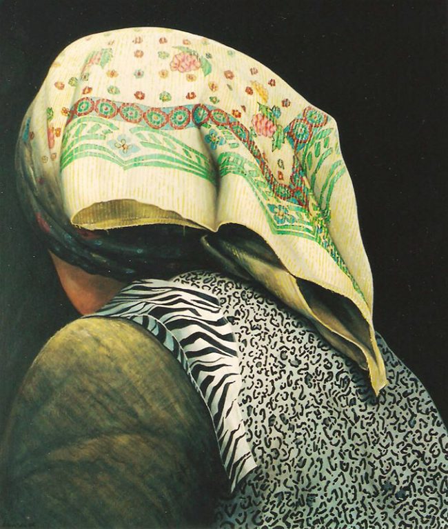 100 Frauen Nr.5 AcrylLeinwand 62x53cm