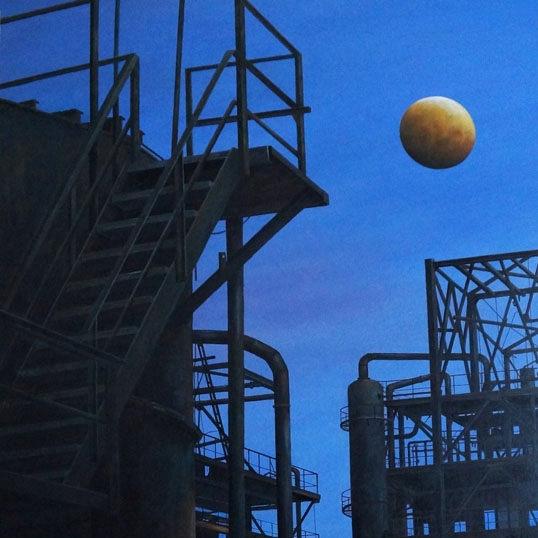 Nacht 5 AcrylKarton 110x75cm