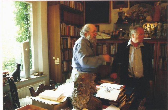 v. d. Grinten und Robert Schneider im Haus in Bedburg-Hau, 2008